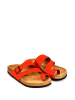Moosefield Leren slippers rood