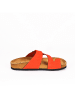 Moosefield Leder-Pantoletten in Rot