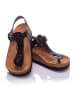 Moosefield Leren sandalen donkerbruin