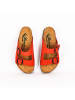 Moosefield Leder-Pantoletten in Rot