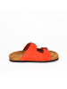 Moosefield Leder-Pantoletten in Rot