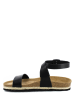 BAYTON Leren sandalen zwart