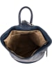 Mia Tomazzi Skórzany plecak "Sirietto" w kolorze granatowym - 28 x 35 x 13 cm