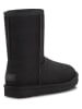 UGG Leder-Boots in Schwarz