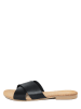 Lionellaeffe Skórzane klapki w kolorze czarnym