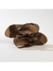 BACKSUN Sandały "Melbourne" w kolorze brązowym na koturnie