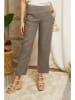 Lin Passion Leinen-Hose in Taupe