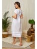 Lin Passion Leinen-Kleid in Weiß