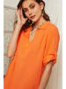 Lin Passion Leinen-Kleid in Orange