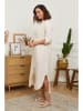 Le Monde du Lin Leinen-Kleid in Rosé