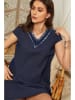 Lin Passion Leinen-Kleid in Dunkelblau