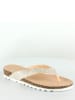 Sixth Sens Teenslippers goudkleurig