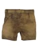 Isartrachten Leren broek bruin