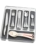 Wenko Besteckkasten in Anthrazit/ Transparent - (B)40 x (H)4,5 x (T)32 cm