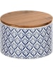 Wenko Voorraadpot "Lorca" blauw/wit - 750 ml
