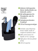 Wenko Spülorganizer "Empire" in Schwarz - (B)11 x (H)19 x (T)12,5 cm