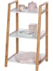 Wenko Regal "Finja" in Hellbraun/ Weiß - (B)36 x (H)76 x (T)43 cm