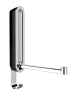 Wenko Klapphaken in Silber - (B)2,5 x (H)18,5 x (T)2,5 cm