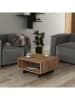 Evila Couchtisch "Hola" in Eiche/ Anthrazit - (B)60 x (H)32 x (T)60 cm