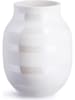 Kähler Vase "Omaggio" in Weiß/ Perlmutt - (H)20 cm