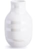 Kähler Wazon "Omaggio" w kolorze biało-perłowym - wys. 12,5 cm