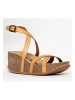 Sunbay Keilsandaletten "Lobelia" in Camel