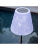 lumisky Solarna lampa LED "Standy" w kolorze biało-czarnym - wys. 150 cm