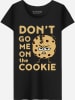 WOOOP Koszulka "Don't go me on the Cookie" w kolorze czarnym