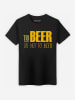 WOOOP Shirt "To Beer or not to Beer" in Schwarz