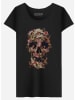 WOOOP Koszulka "Jungle Skull" w kolorze czarnym