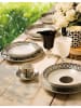 Trendy Kitchen by EXCÉLSA 18-delig tafelservies zwart/wit