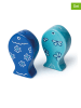 Trendy Kitchen by EXCÉLSA 2tlg. Streuer-Set "Ocean" in Blau - (H)7,5 cm