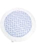 Emma+Noah Kruipdeken "Sheer Boho" blauw/wit - Ø 100 cm