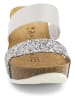 BACKSUN Sleehakslippers zilverkleurig