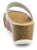 BACKSUN Sleehakslippers zilverkleurig