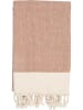 Towel to Go Hamamtuch in Rot/ Beige - (L)180 x (B)100 cm