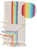 Samimi Chusta hammam w kolorze beżowym ze wzorem - 180 x 100 cm