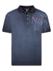 Geographical Norway Koszulka polo "Adventure" w kolorze granatowym