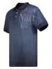 Geographical Norway Koszulka polo "Adventure" w kolorze granatowym