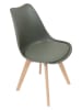 chairs for all 2-delige set: eetkamerstoelen kaki - (B)49 x (H)82,5 x (D)52,5 cm