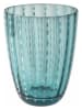 Villa d´Este 6-delige set: glazen "Kalahari" blauw/groen - 300 ml