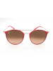 Ray Ban Unisex-Sonnenbrille in Rot-Gold/ Hellbraun