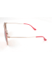 Ray Ban Unisex-Sonnenbrille in Rot-Gold/ Hellbraun