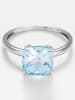 ATELIER DU DIAMANT Weißgold-Ring "Topaze Unique" mit Edelstein