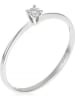 DIAMANTA Weißgold-Ring "Pure" mit Diamant