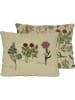 Madre Selva Poszewka "Botanical" w kolorze beżowym na poduszkę - 50 x 35 cm