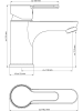 Schütte Bateria umywalkowa "Disegno Nuevo" w kolorze białym