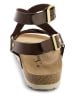 Sunbay Leder-Sandalen "Elorza" in Braun