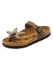Comfortfusse Leder-Zehentrenner in Sand