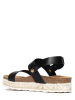 BAYTON Leren sandalen "Whyalla" zwart